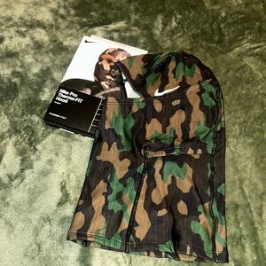 Nike Green and Brown Camo Hood
